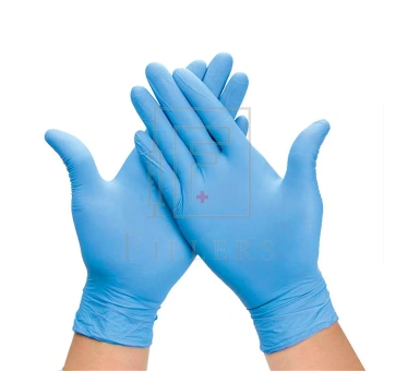 Перчатки нитриловые S (100шт) голубые